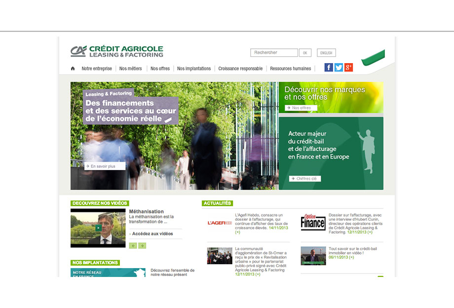 Crédit Agricole, leasing & factoring